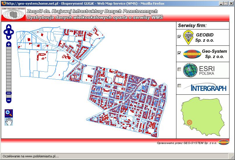 W dostępie do danych katastralnych obok wyszukiwania działki na podstawie numeru, istotna jest jeszcze prezentacja graficzna danych katastralnych, ale ten problem został już rozwiązany w 2007 roku,