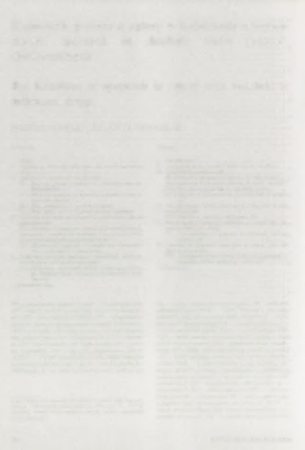 Hamowanie procesu apoptozy w komórkach nowotworowych opornych na działanie leków przeciwnowotworowych The inhibition of apoptosis in cancer cells resistant to anticancer drugs ROBERT NOWAK1, JOLANTA