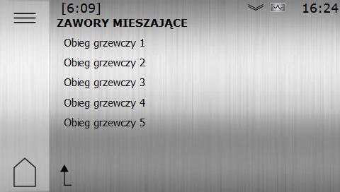 W tym przykładzie, aby uzyskać dostęp oraz aktywować Obieg 2, należy wprowadzić kod dostępu tak, jak to opisano w Przewodniku uruhomienia.