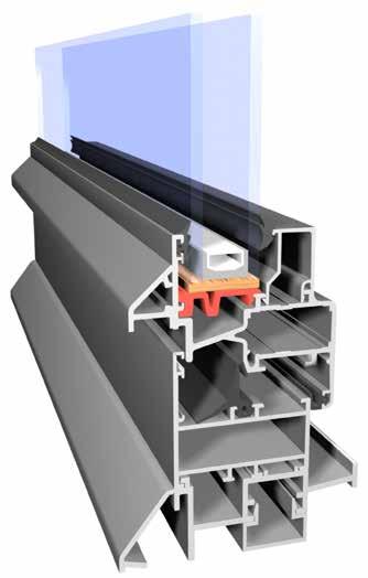 ECONOLINE SYSTEM ALUMINIOWY BEZ IZOLACJI TERMICZNEJ. Szerokość profili 51 mm (o 6 mm więcej niż standard rozpowszechniony na rynku), daje dużą swobodę dla projektantów i komfort dla wykonawców.