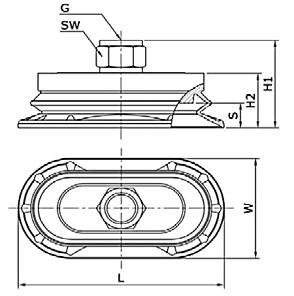Mocowanie do przyssawek Rysunki techniczne mocowań dostępne w dziale: Mocowania do przyssawek próżniowych Filtr siatkowy Rodzaj ssawki M518MF M5wew/1/8zew Nie VU20, VU25, VU30, VF20, VF25, VF30,