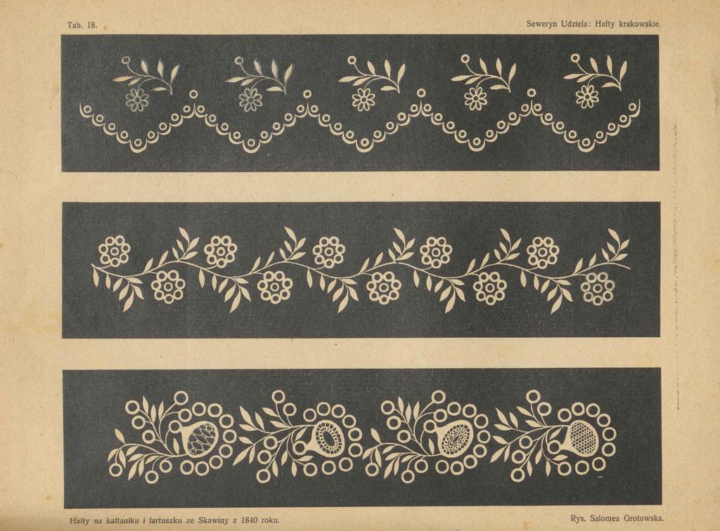 Tab. 18. Seweryn Udziela: Hafty krakowskie.