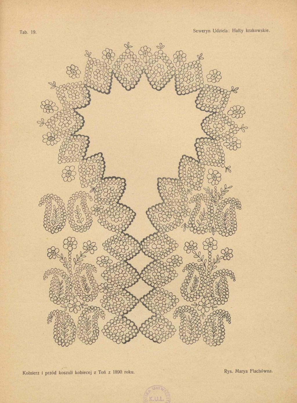 Tab. 19. Seweryn Udziela: Hafty krakowskie.