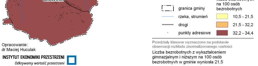w 2015 r. Źródło: opracowanie własne na podstawie danych PUP w Wadowicach Rys.III.2.7.