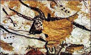 Ten rysunek sprzed 17 tysiący lat w jaskini Lascaux ( Francja)