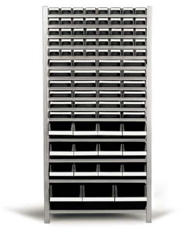 Katalog wyposażenia obiektów przemysłowych Pojemniki magazynowe D9000 Kompletny system przechowywania małych elementów Łatwy dostęp do