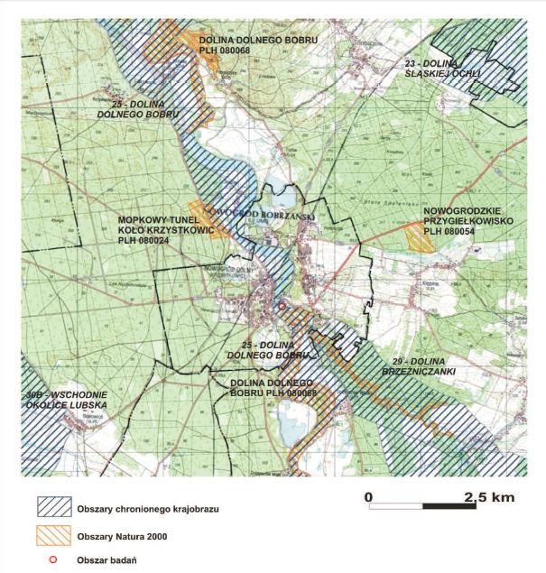 Uwarunkowania eksploatacji kruszywa naturalnego 21 browice 3.320,0 ha, Krosno Odrzańskie 255,0 ha, Małomice 715,0 ha, Nowogród Bobrzański 2.248,0 ha, Szprotawa 1.890,0 ha i miasto Żagań 150,0 ha.