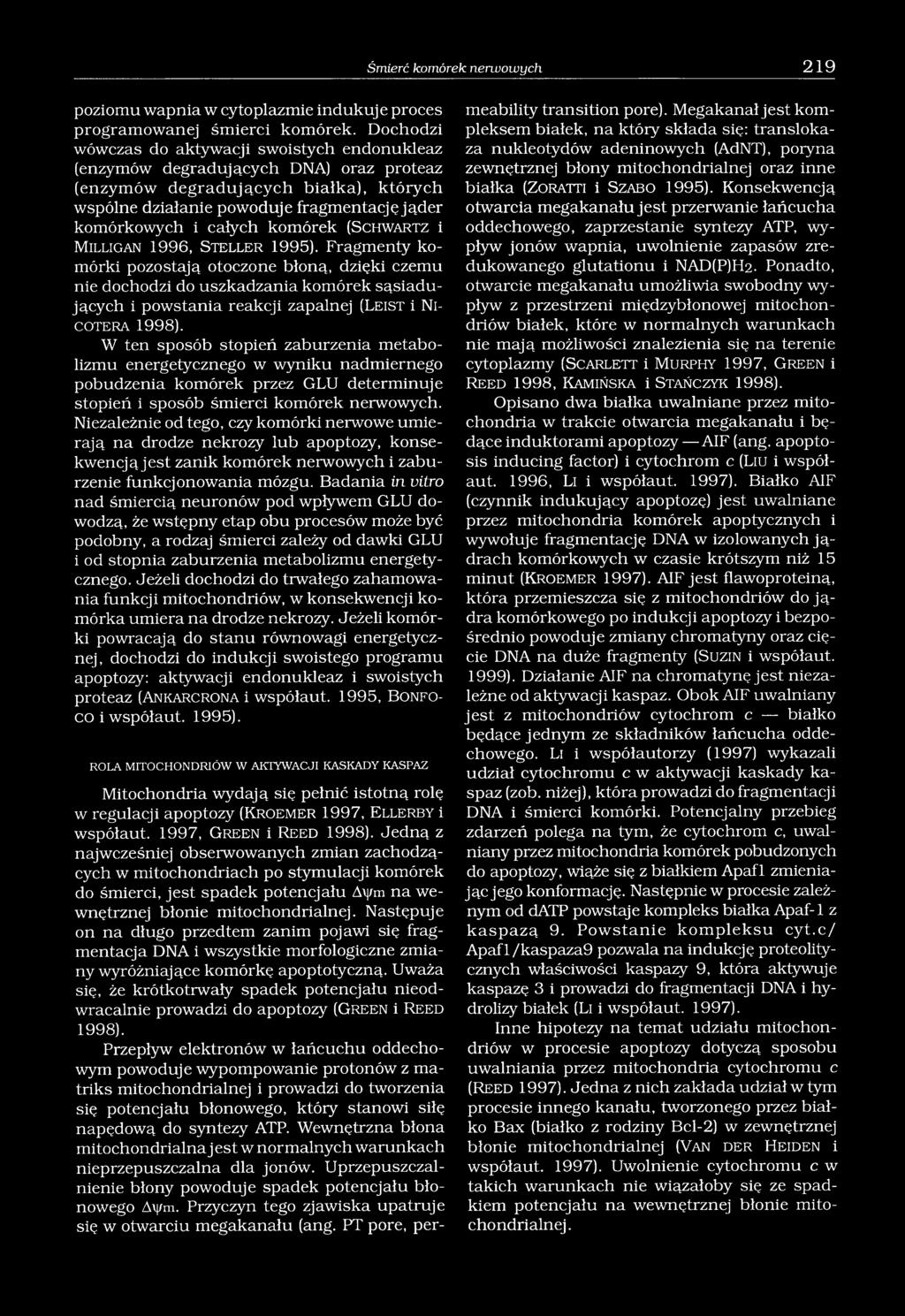 komórek (S c h w a rtz i M illig a n 1996, S t e l l e r 1995).