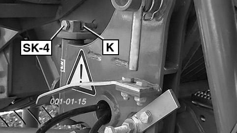 K SK-1 001-01-09 M K SK-2 Ustawienie 1. PoluzowaÊ nakrítkí kπtowπ (K) 2.