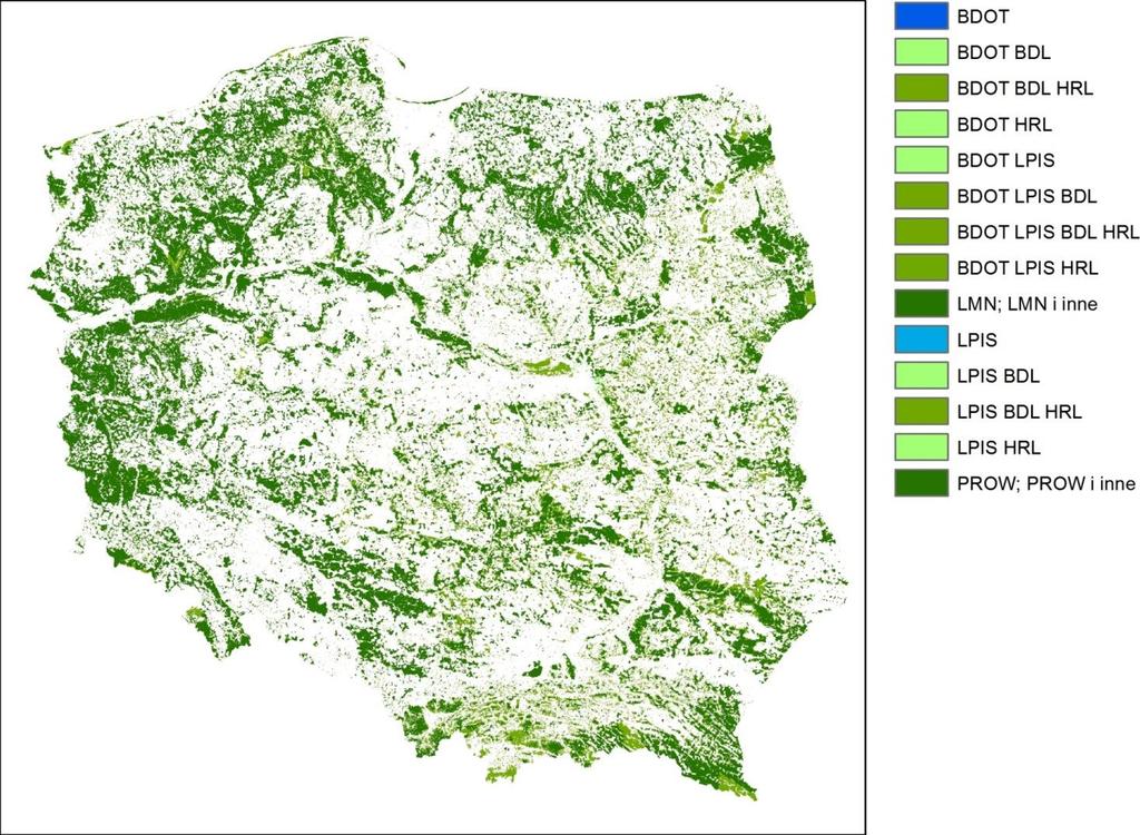 Inwentaryzacja rzeczywistej lesistości kraju z