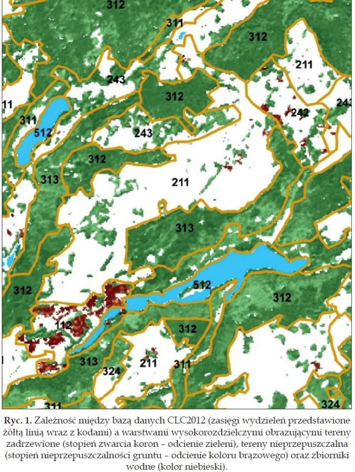 Monitoring zmian pokrycia terenu - Kartowanie