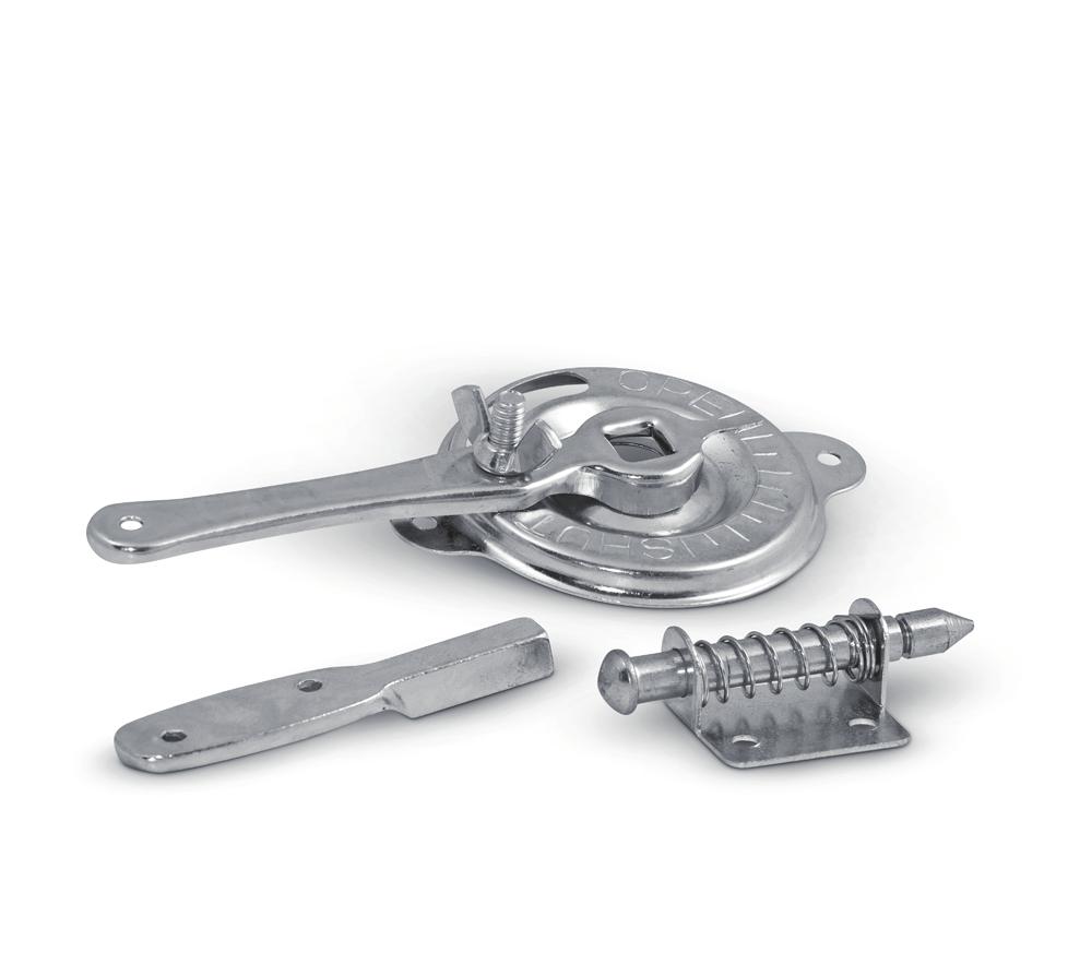 Prosty mechanizm przepustnicy wentylacyjnej KIT-DSKS Mechanizm przepustnicy wentylacyjnej KIT-DSKS wykonany jest w całości ze stalowej blachy ocynkowanej.
