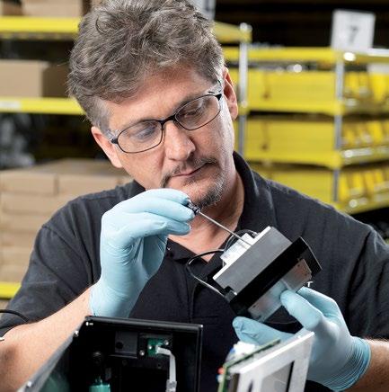 Dzięki temu nasze drukarki można bez probemu zintegrować z rozmaitymi iniami produkcyjnymi.