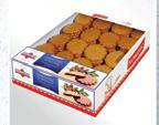 Pałeczka kukurydziana biała 50g 055 0,58 brutto/szt. Chrupki kukurydziane 60g (nowa gramatura) 999-30% Herbatniki stars 20g x 28szt.