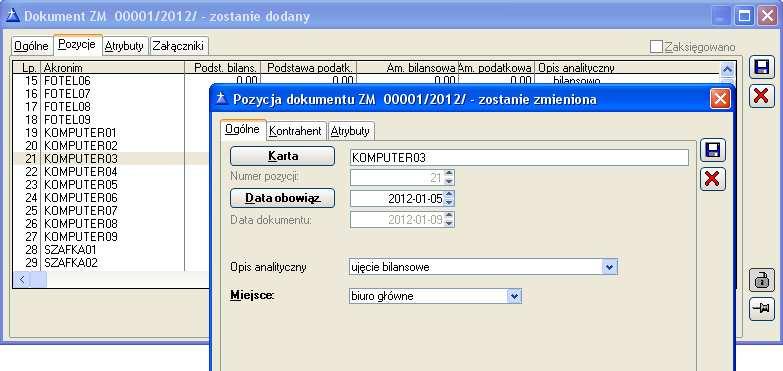 W ten sposób można dokonać szybkiej zmiany miejsca użytkowania