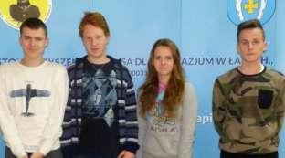 Przedstawiamy tych 20-u uczniów zakwalifikowanych do etapu rejonowego oraz nauczycieli przygotowujących ich do konkursu: Konkurs Języka Polskiego WOJEWÓDZKIE Magdalena