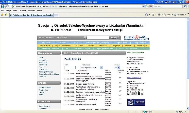 Specjalny Ośrodek Szkolno-Wychowawczy w