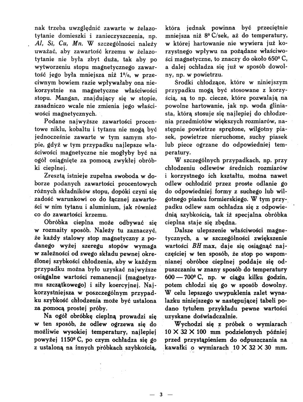 nak trzeba uwzględnić zawarte w żelaztytanie dmieszki i zanieczyszczenia, np. Al, Si, u, Mn.