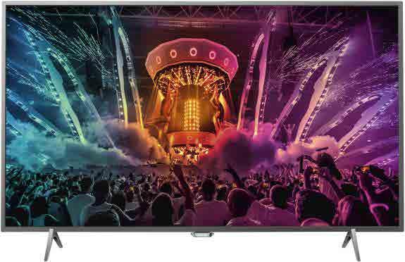 1320714 Telewizor 55" 55PUS6401/12 Dwustronny system Ambilight Telewizor LED 4K Ultra HD Funkcja Micro