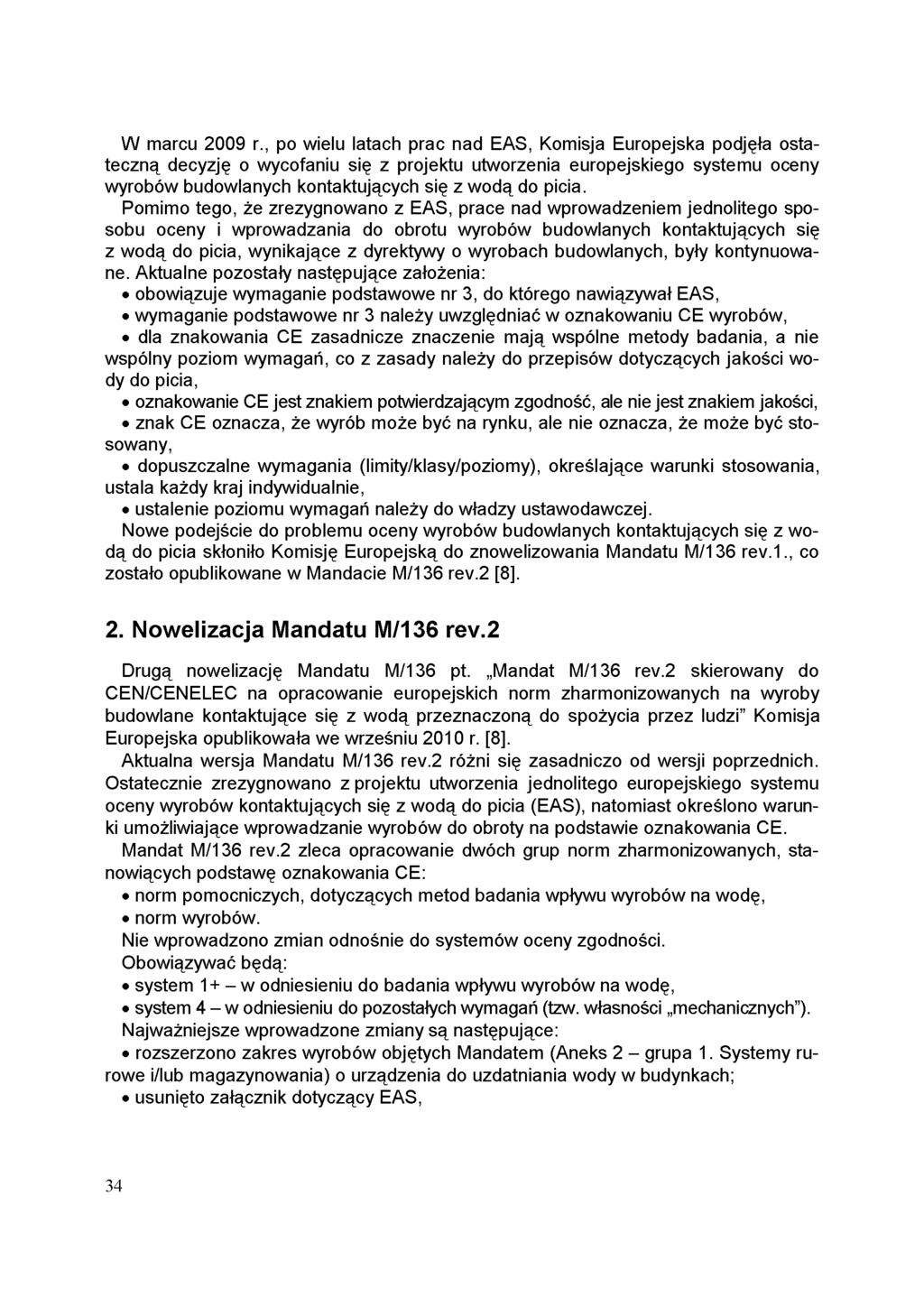 W marcu 2009 r.