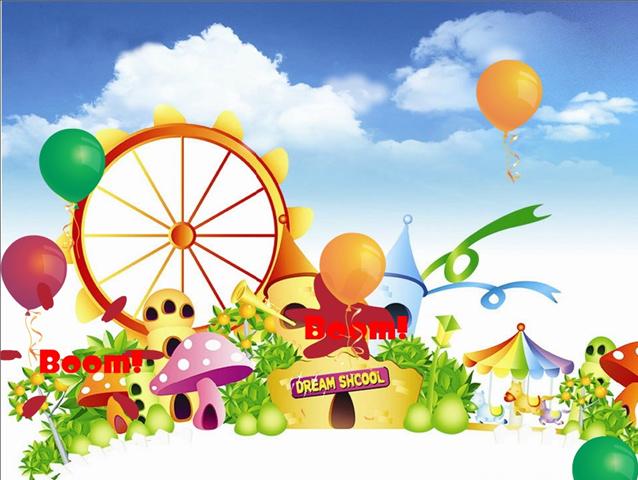 Przebij balonik Gra, w której zadaniem gracza jest przebijanie latających baloników. Balony występują w różnych kolorach, co daje nam możliwość modyfikacji zasad gry.