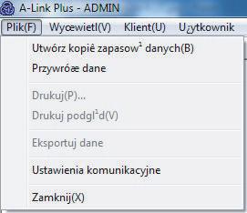 104 pl Konfiguracja AMAX panel 4000 / AMAX panel 4000 Rysunek 8.13: A-Link Plus Zmodyfikować parametr Direct Link Port : wybrać wyszukany port COM. Rysunek 8.14: Port połączenia bezpośredniego Otworzyć konto klienta centrali AMAX 4000.