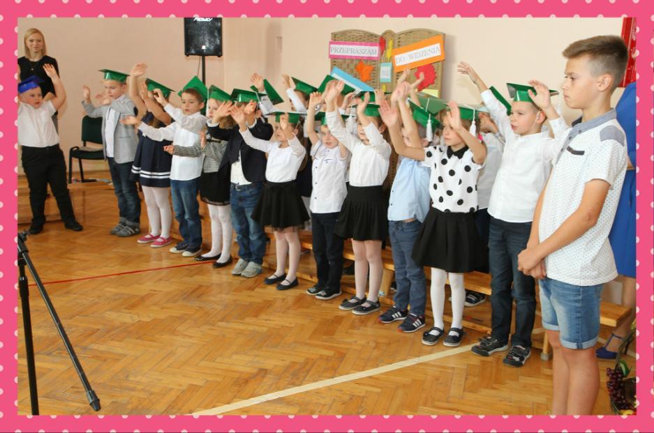 wychowawczyni pani Anna Rymarz 1. Batyra Natalia 2. Bogudziński Adrian 3.
