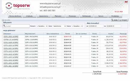 PLATFORMA ZAKUPOWA PULPIT KONTRAHENTA Wychodząc naprzeciw oczekiwaniom naszych klientów wdrożyliśmy system ERP XL, który pomaga