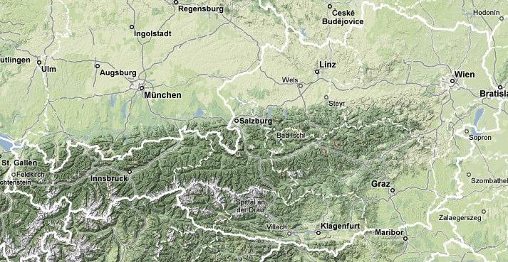 1 Ogólna charakterystyka kraju Większą część terytorium Austrii zajmują Alpy. Niziny naddunajskie położone są w północnej i wschodniej części kraju.