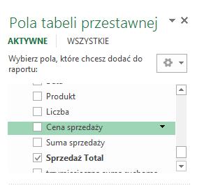 51 Kliknięcie owej strzałki otwiera okno standardowego filtru Excela: Należy jednak ostrożnie korzystać z tego rozwiązania jeśli zapomnisz, że nałożyłeś ten filtr, możesz błędnie odczytywać dane w