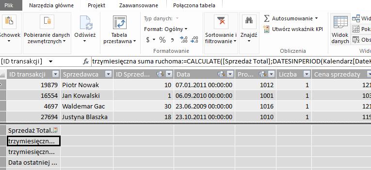 69 Identyczne okno dialogowe do tworzenia KPI możesz również otworzyć z poziomu modułu do zarządzania modelem danych.