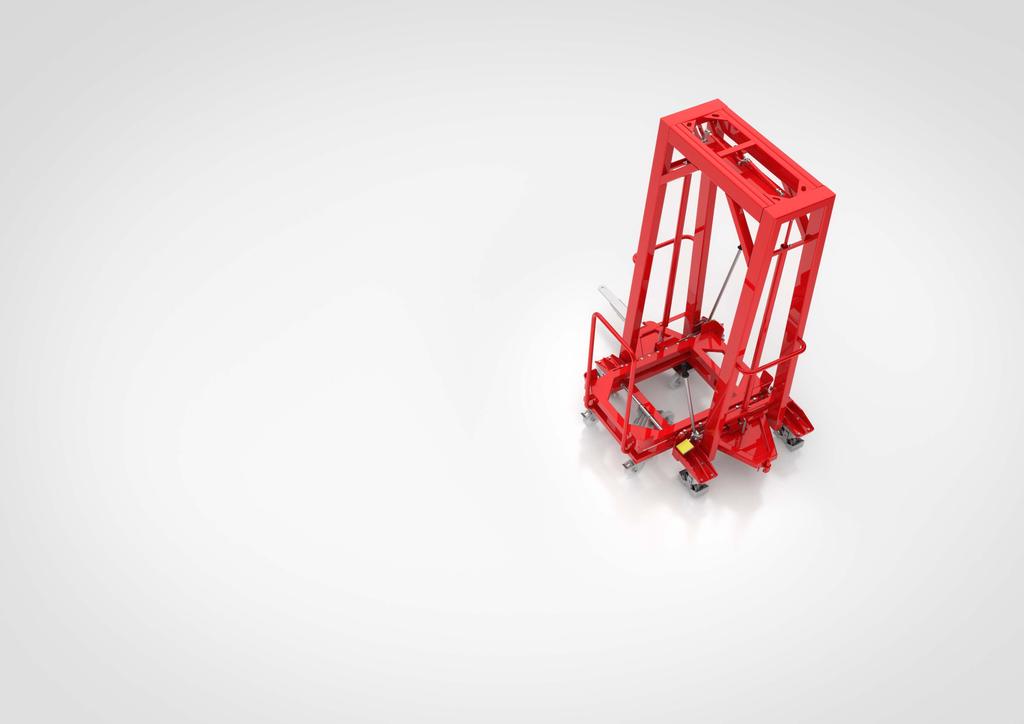 V-LINER ADVANTAGES ZALETY V-LINER SMOOTH LOADING PŁYNNY ZAŁADUNEK Due to the inertia loading mechanism implemented in the trolley, a smaller amount of force is required to place it on a platform than