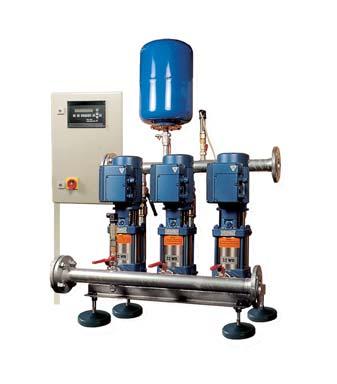Urządzenia pompowe Zestawy pompowe HYDRO Jedno i dwupompowe zestawy hydroforowe ZJ, ZD Wielopompowe zestawy hydroforowe ZH Zestawy pompowe typu HYDRO mogą być zasilane bezpośrednio z sieci