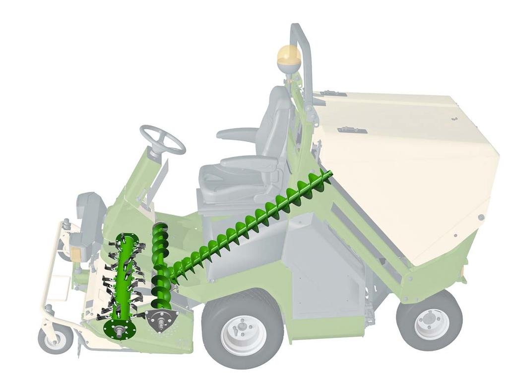Profihopper zdrive Profihopper idrive Profihopper 4WDi Genialne: Kosić Wertykulować Zagęścić Zebrać Opróżnić Zasada koszenia z PowerCompactor i SmartCut: 1,25 metra szerokości roboczej 72 (36 par)