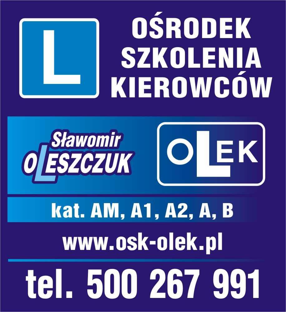 70. OŚRODEK SZKOLENIA KIEROWCÓW OLEK Sławomir Oleszczuk www.osk-olek.pl ul. Janowska 14 II p. tel.