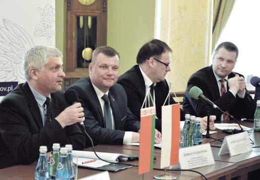 gospodarka Podkomisja działa w ramach Polsko- -Białoruskiej Międzyrządowej Komisji Koordynacyjnej ds. Współpracy Transgranicznej. W lubelskim spotkaniu wzięli udział m.in.