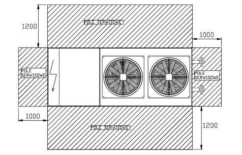 100 kw) Pole serwisowe  wody