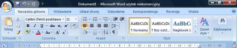 Rok akademicki 2012/2013, Pracownia nr 2 2/23 Pracownia nr 2 Technologie informacyjne Microsoft Word 2007 organizacja ekranu formatowanie znaku i akapitu zasady wprowadzania tekstu Politechnika