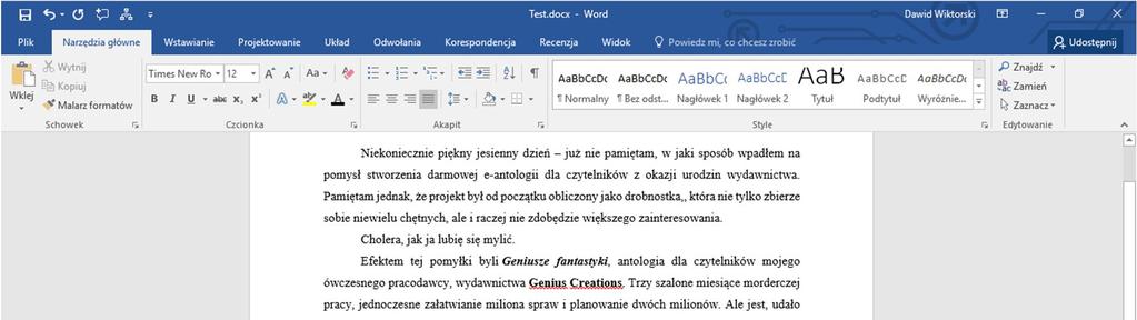 A tak po włączeniu makra: Jak włączyć makro w swoim pakiecie? 1.