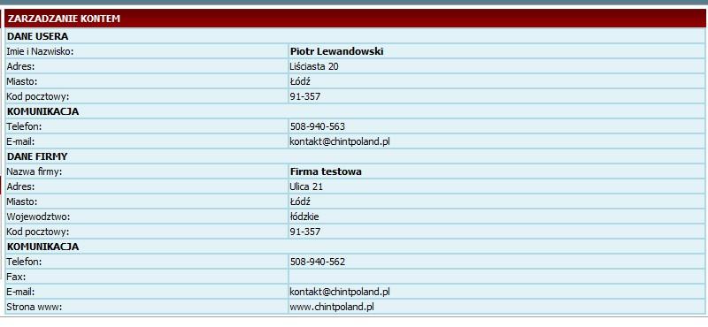 7.2 Faktury PDF Po kliknięciu w "Faktury" z menu "Zarządzanie Zamówieniem" wyświetli nam się spis faktur z podstawowymi danymi i możliwością