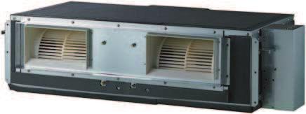 Kanałowe wysokiego sprężu Inverter UB36H / UB42H / UB48H UU37WH UU43WH UU49WH Jednostka wewnętrzna UB36H.NR1 UB42H.NR1 UB48H.NR1 Wydajność Chłodzenie Min./nom.