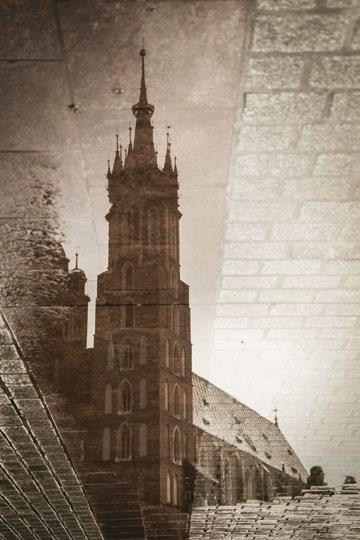 Oscypek Kościół Mariacki w tęczowej oprawie /
