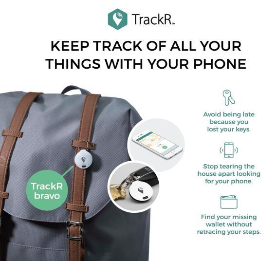 Technologia lokalizująca Crowd Locate Lokalizuj swoje rzeczy osobiste z pomocą smartfona Misją TrackR jest uwolnienie użytkowników od konieczności pamiętania, gdzie odłożyli swoje rzeczy i