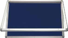 GABLOTY Gabloty prezentacyjne wewnętrzne z oświetleniem LED Gabloty do użytku wewnątrz budynku, wykonane z profilu aluminiowego.
