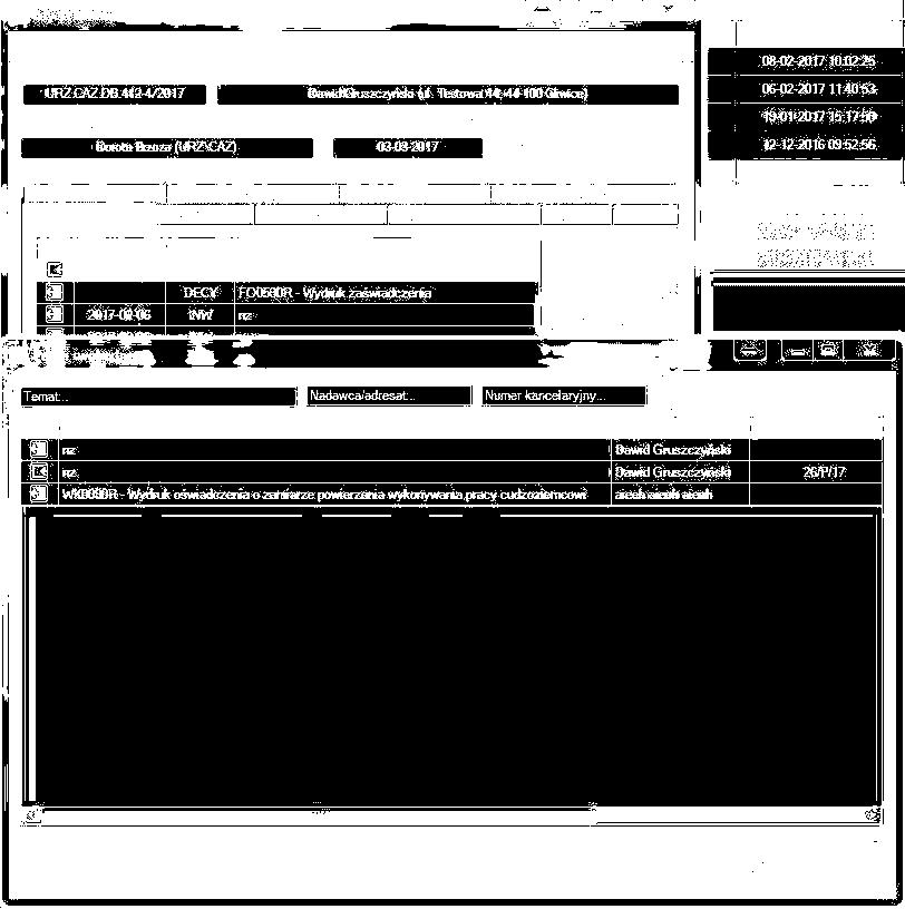 16. Dodano zmianę - DATA Wpływu Zmiana Daty wpływu