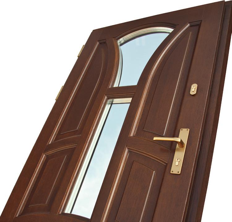 DRZWI ZEWNĘTRZNE Drzwi ramowo-szkieletowe Drzwi ramowo-szkieletowe to klasyczna bardzo wytrzymała konstrukcja. Ten rodzaj drzwi produkowany jest w dwóch standardach wykończenia.