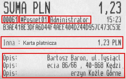 50.4. Obsługiwane urządzenia Jeżeli Kancelaria wybrała kasę fiskalną, to może to być dowolne urządzenie, natomiast drukarka fiskalna musi spełniać wymagania Kancelarisa. 62 50.4.1.
