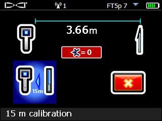Kalibracja obydwu pasm Kalibracja w środowisku wolnym od zakłóceń jest wymagana dla każdej optymalizacji. 9. Umieść nadajnik w obudowie na płaskim podłożu, 3 m od odbiornika, jak pokazano. 10.
