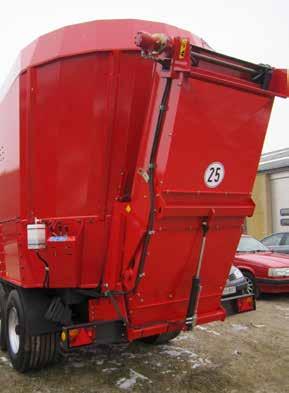 transportowa w standardzie (224 cm) Poprzeczna taśma transportowa z elewatorem BE09(90 cm) Poprzeczna taśma transportowa z elewatorem BE16(160 cm) Kompaktowy 2-ślimakowy wóz