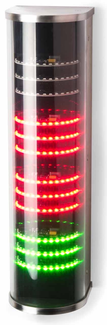 LTT Sygnalizator optyczno - akustyczny Niezawodność LTT gwarantuje niezawodność dzięki specjalnej konstrukcji elektroniki oraz zastosowaniu rozwiązań opartych o diody LED.